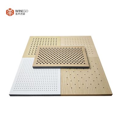 Interior Wall Perforated Acoustic Panel for Hotels and Conference Rooms