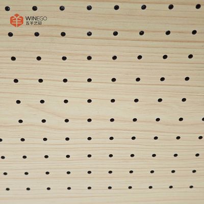 Interior Wall Perforated Acoustic Panel for Hotels and Conference Rooms