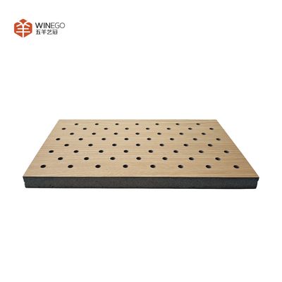 Sustainable MDF Perforated Acoustic Panel with High Sound Insulation for Wall