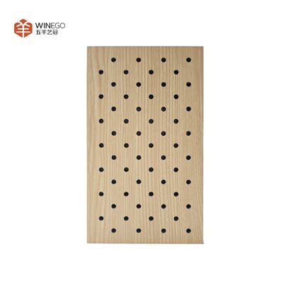 Sustainable MDF Perforated Acoustic Panel with High Sound Insulation for Wall