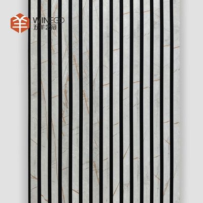 High NRC Wood Slat Acoustic Panel with Modern Aesthetic Appeal for Commercial Interiors