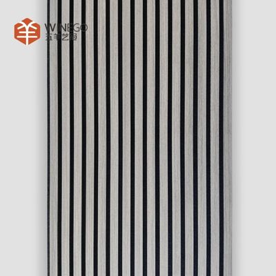 High NRC Wood Slat Acoustic Panel with Modern Aesthetic Appeal for Commercial Interiors