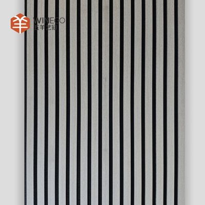 High NRC Wood Slat Acoustic Panel with Modern Aesthetic Appeal for Commercial Interiors