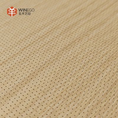 Panneaux acoustiques micro-perforés écologiques avec placage pour usage domestique et commercial
