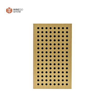 Panneau acoustique perforé ignifuge pour l'insonorisation des murs et plafonds de cinéma